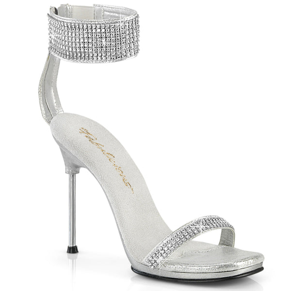 CHIC-40 - Sandaletten - Silber/Strass von Fabulicious