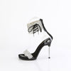 CHIC-47 Sandalette Schwarz Glitzer von Fabulicious – Ansicht 3