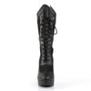 CHLOE-115 Plateau Stiefeletten Schwarz von Pleaser Pink Label – Ansicht 2