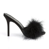 CLASSIQUE-01F Pantoletten - Schwarz von Fabulicious – Ansicht 5