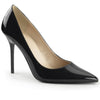 CLASSIQUE-20 Pumps Schwarz Lack von Pleaser