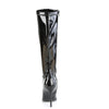 CLASSIQUE-2000 Stiefel Lack Schwarz von Pleaser – Ansicht 4