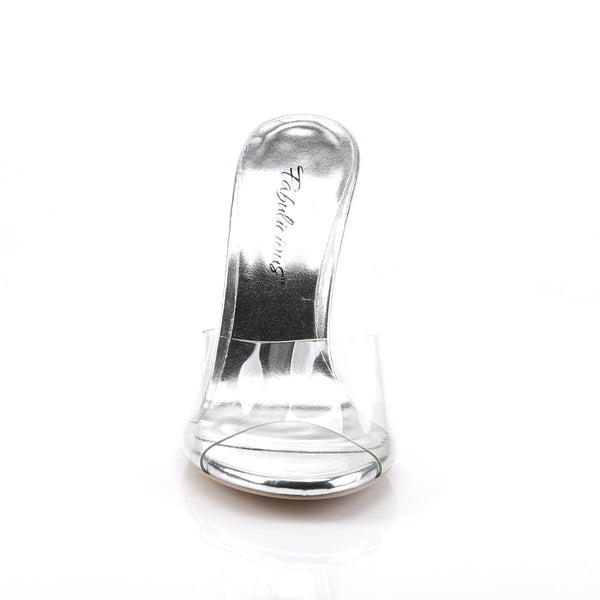 CLEARLY-401 Pantoletten transparent von Fabulicious – Ansicht 2