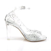 CLEARLY-430RS Sandaletten klar von Fabulicious – Ansicht 5