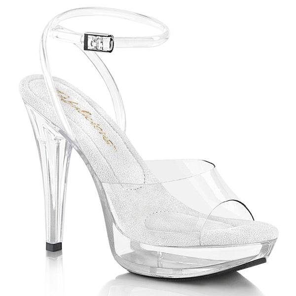 COCKTAIL-506 - Plateau Sandaletten - Transparent von Fabulicious