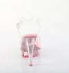 COCKTAIL-508 Plateau Sandaletten Rosa Transparent von Fabulicious – Ansicht 4