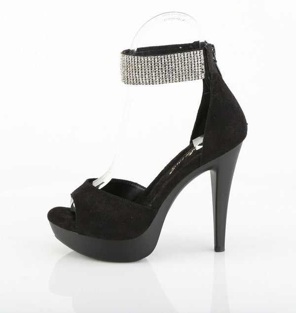 COCKTAIL-525 Sandalette Schwarz von Fabulicious – Ansicht 3