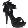 COCKTAIL-568 Plateau Sandaletten - Schwarz von Fabulicious