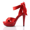 COCKTAIL-568 Sandalette Rot von Fabulicious – Ansicht 3