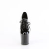 CRAZE-860 Plateau Pumps Schwarz von Pleaser – Ansicht 2
