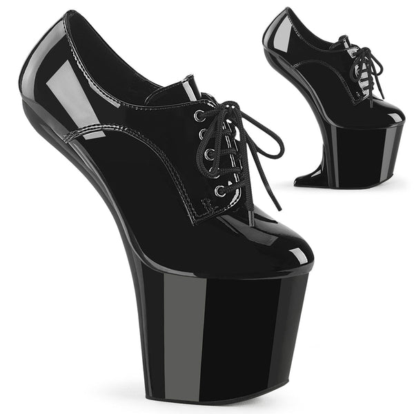 CRAZE-860 Plateau Pumps Schwarz von Pleaser