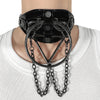 DA-205 Choker Schwarz Lack von DemoniaCult