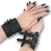 DA-406 Armmanschetten Schwarz Matt (1 Paar) von DemoniaCult