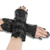 DA-457 Armstulpen Schwarz Matt (1 Paar) von DemoniaCult