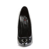 DAGGER-01 Pumps Lack Schwarz von Devious – Ansicht 2