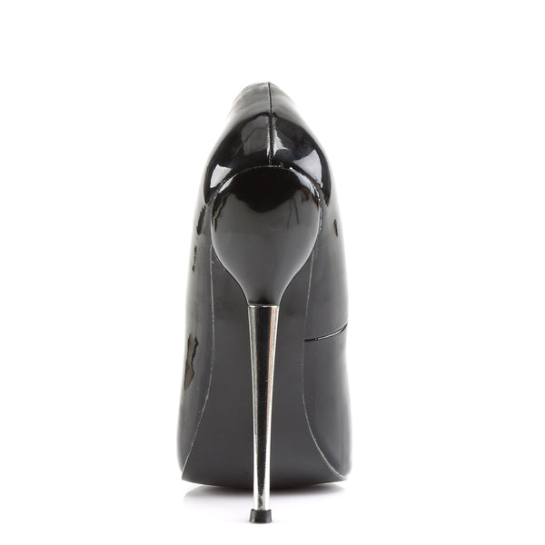 DAGGER-01 Pumps Lack Schwarz von Devious – Ansicht 4