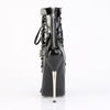 DAGGER-1032 Stiefeletten - Schwarz/Rot Lack von Devious – Ansicht 4