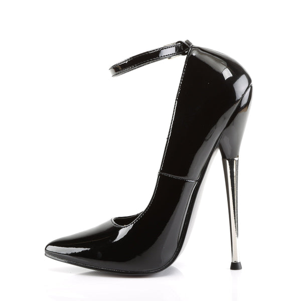 DAGGER-12 Pumps Lack Schwarz von Devious – Ansicht 3
