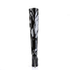 DAGGER-3000 Overknee Stiefel Schwarz von Devious – Ansicht 4