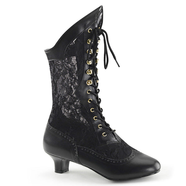 DAME-115 Stiefeletten Schwarz | Funtasma