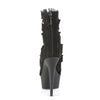 DELIGHT-1014 Plateau Stiefeletten schwarz | Pleaser