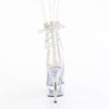 DELIGHT-1018C-2RS - Plateau Stiefeletten - Transparent mit Strass von Pleaser – Ansicht 4
