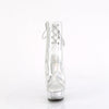 DELIGHT-1018C - Plateau High Heel Peeptoe Stiefeletten - Transparent von Pleaser – Ansicht 2