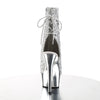 DELIGHT-1018G Plateau Stiefeletten Silber Glitzer von Pleaser – Ansicht 4