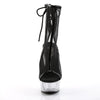 DELIGHT-1018MSH Plateau Stiefeletten - Schwarz von Pleaser – Ansicht 2