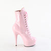 DELIGHT-1020 - Plateau Stiefeletten - Rosa Lack von Pleaser – Ansicht 5