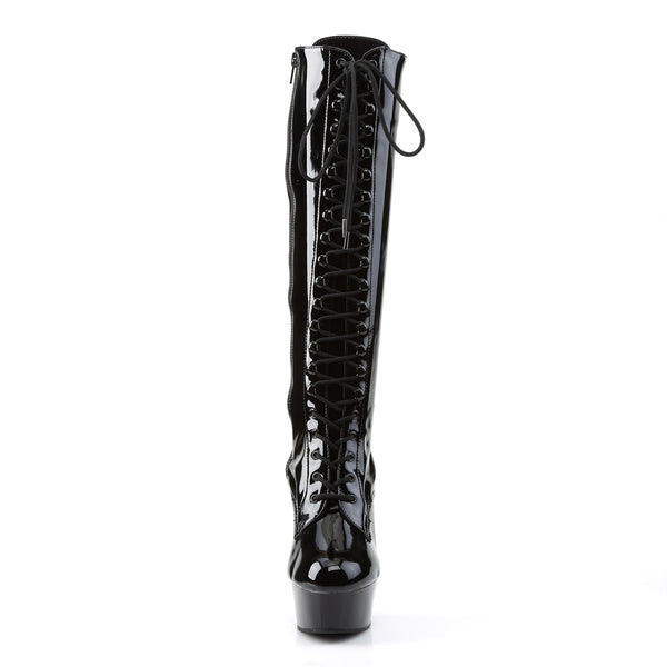 DELIGHT-2023 Plateau Stiefel Schwarz von Pleaser – Ansicht 2