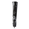 DELIGHT-2023 Plateau Stiefel Schwarz Matt von Pleaser – Ansicht 4