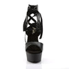 DELIGHT-600-14 Plateau Sandaletten schwarz von Pleaser – Ansicht 2