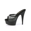 DELIGHT-601-6RM Plateau Pantoletten - Schwarz von Pleaser – Ansicht 3