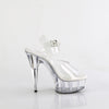 DELIGHT-608VL Plateau Sandaletten Transparent von Pleaser – Ansicht 5
