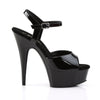 DELIGHT-609 Plateau Sandaletten Schwarz von Pleaser – Ansicht 5
