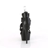 DELIGHT-620 - Plateau High Heel Sandaletten - Schwarz Matt von Pleaser – Ansicht 4
