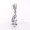 DELIGHT-627RS - Plateau Sandaletten - Transparent mit Strass von Pleaser – Ansicht 4