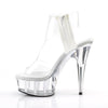 DELIGHT-633 Plateau Booties in Transparent von Pleaser – Ansicht 3