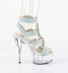 DELIGHT-656RS Plateau High Heel Sandaletten - Mehrfarbig von Pleaser – Ansicht 5