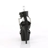 DELIGHT-661 - Plateau High Heel Sandaletten - Schwarz Matt von Pleaser – Ansicht 4