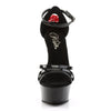 DELIGHT-662 Plateau Sandaletten schwarz von Pleaser – Ansicht 2