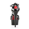 DELIGHT-662 Plateau Sandaletten schwarz von Pleaser – Ansicht 4