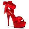 DELIGHT-668 Sandaletten Plateauschuhe Rot von Pleaser