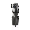 DELIGHT-670-3 Plateau Sandaletten Schwarz von Pleaser – Ansicht 4