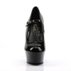 DELIGHT-687 Plateau Pumps Schwarz Lack von Pleaser – Ansicht 2