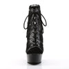 DELIGHT-696LC Plateau Stiefeletten transparent von Pleaser – Ansicht 2