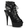 DELIGHT-696LC Plateau Stiefeletten transparent von Pleaser