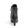 DIVINE-1020 Stiefeletten Schwarz Matt von Pleaser Pink Label – Ansicht 4