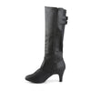 DIVINE-2018 Stiefel Schwarz Matt von Pleaser Pink Label – Ansicht 3